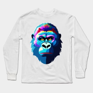 Gorille Couleurs 02 Long Sleeve T-Shirt